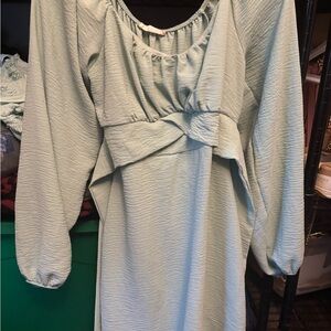 Elegant Green Women's Dress